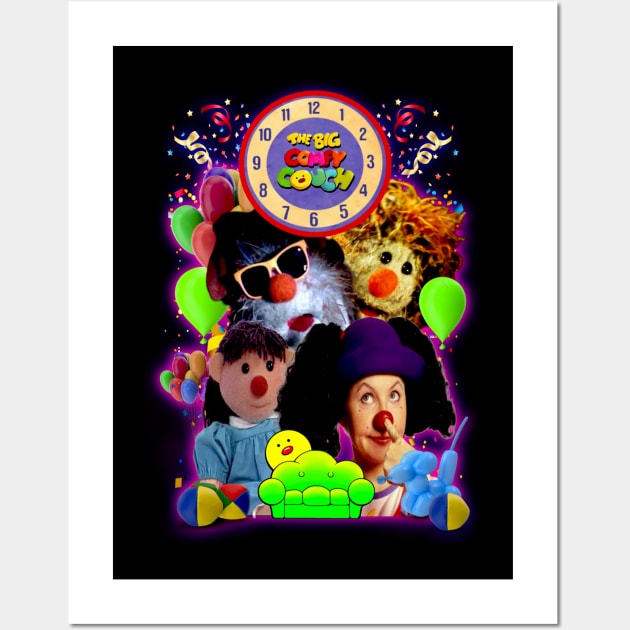 The Big Comfy Couch - Loonette, Molly, & The Dust Bunnies Wall Art by The Dark Vestiary